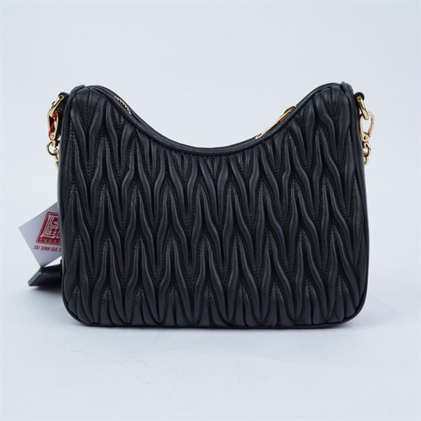 Túi Miu Miu đen 2strap sz20 +