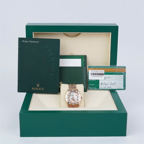 Đồng hồ Rolex vàng hồng kim zin (G549617) sz35.8 (HC) KG+