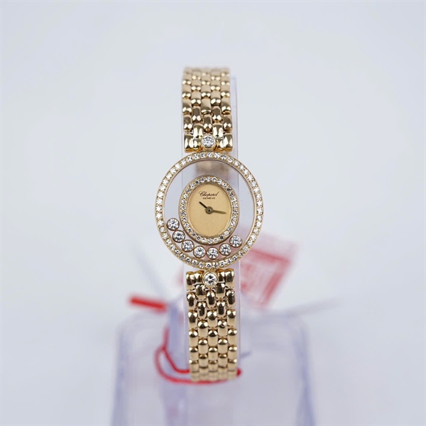 Đồng hồ Chopard vàng mặt oval kim zin (216024) sz22.2 (HC) KG+