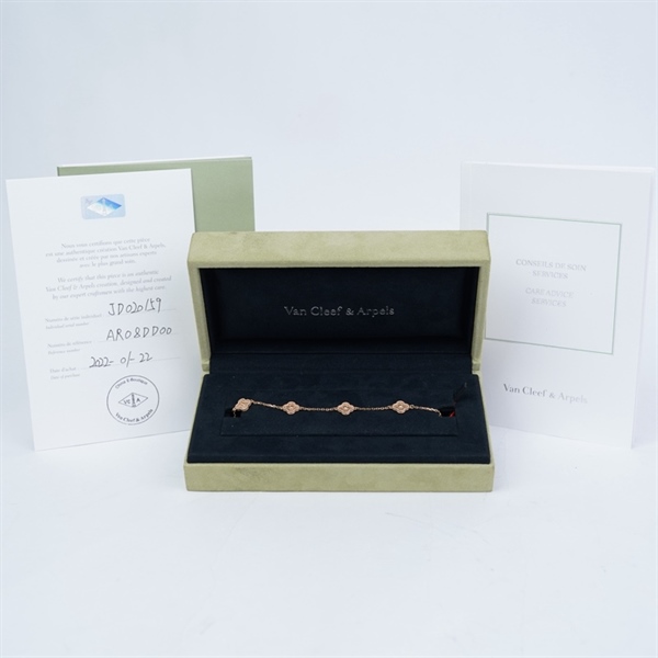 Vòng tay Van Cleef hoa vàng (JD020159) (HC) +