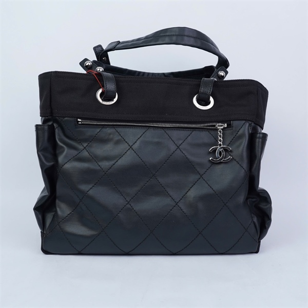 Túi Chanel Tote đen kèm ví (11720965) sz37 KG+