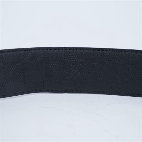 Thắt lưng LV ô vuông đen 4x107cm KG+