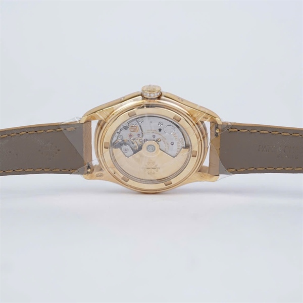 Đồng hồ Patek Philippe mặt tròn dây nâu (5876775) sz38.8 (HC) KG+
