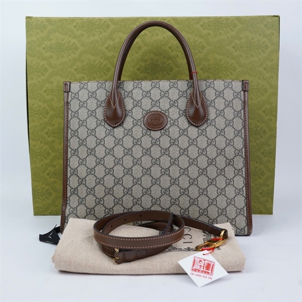 Túi GG Tote xám (659983-493492) sz31 KG+