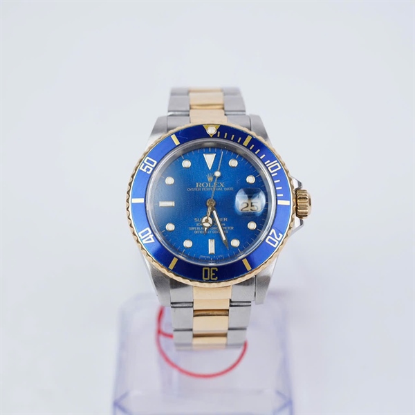 Đồng hồ Rolex mặt xanh (93153) sz44 (HC) KG+