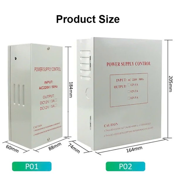 Bộ Lưu Điện Ups 12V5A Cho Camera, Khóa Cửa Khi Mất Đện ( Chưa Có Acquy )