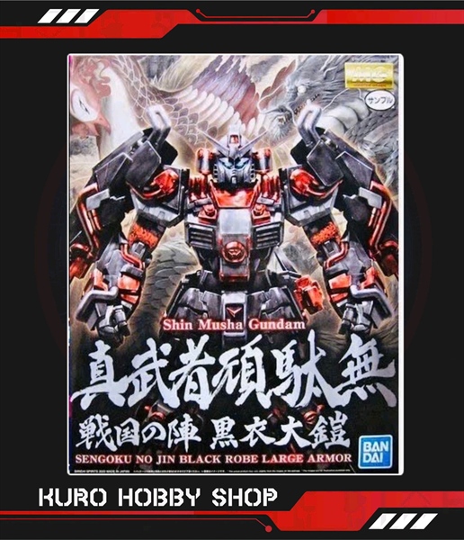 MG 1/100 Shin Musha Gundam SENGOKU NO JIN BLACK ROBE LARGE ARMOR - Mô hình lắp ráp Bandai