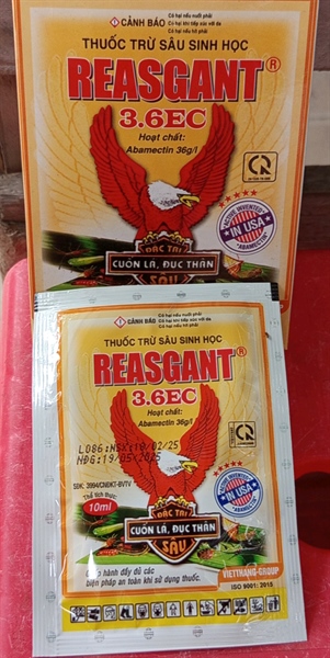 Thuốc Trừ sâu sinh học Reasgant 3.6EC (đặc trị : sâu cuốn lá, sâu đục thân) - 10ml