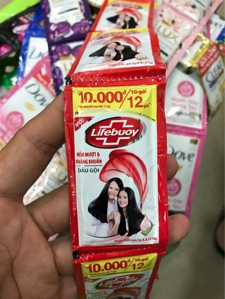 Dây Dầu Gội Lifebuoy Mềm Mượt Kháng Khuẩn 12g/dây