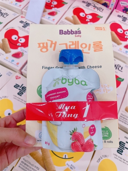 Bánh ngũ cốc Babba's baby vị phô mai 40g 8m+