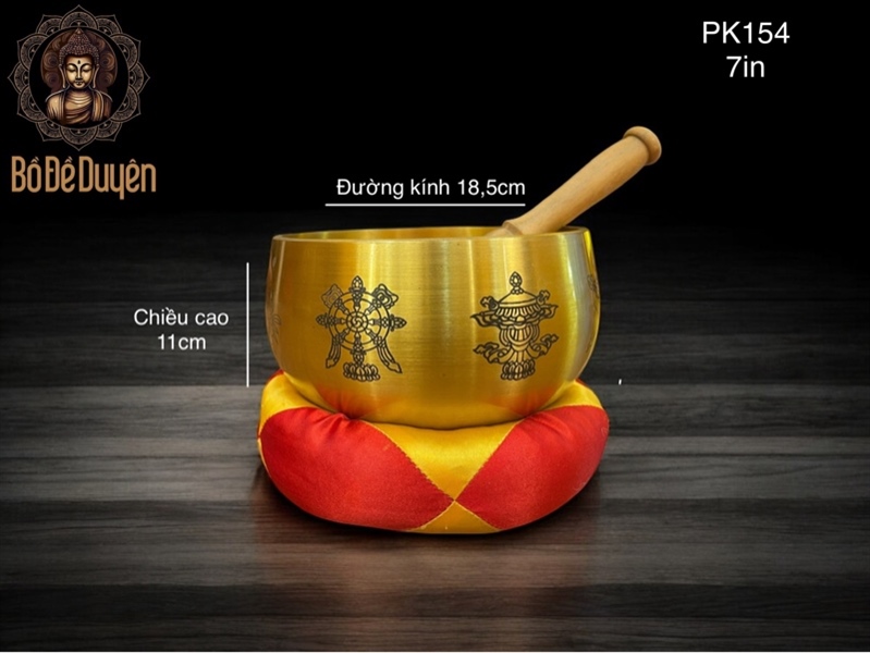 Chuông 8 cát tường 7'' 4380