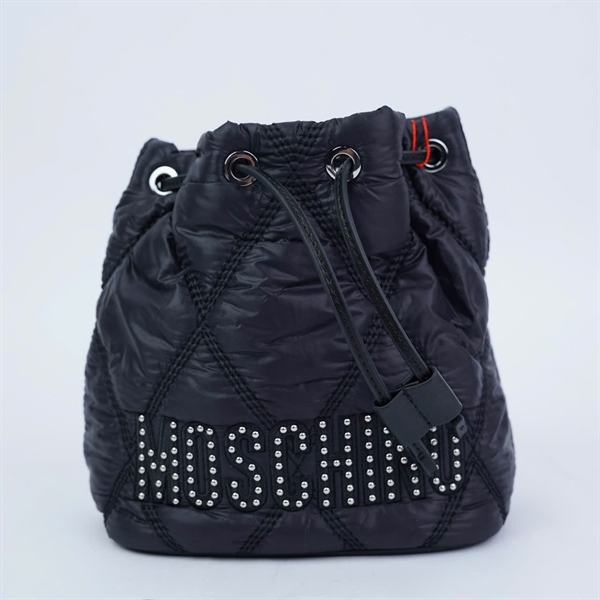 Túi Moschino Bucket đen 2 strap sz17 (MV) KG+