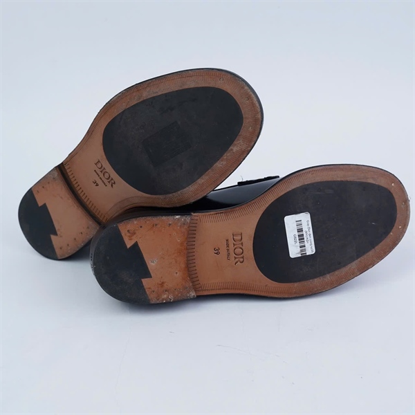 Giày Dior đen bóng sz39 (MV) KG+