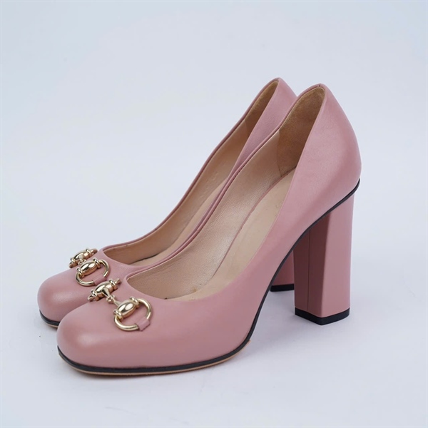 Giày GG hồng cao 10p sz35 (MV) KG+