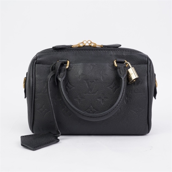 Túi LV Speedy hoa đen có lót form kèm 2 chìa sz20 (L-N) KG+