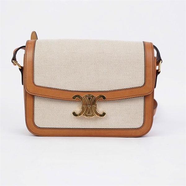 Túi Celine Triomphe nude (F-CE-2250) sz22 (L-N) KG+