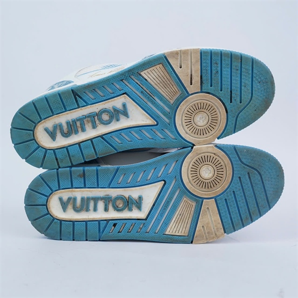 Giày LV trắng phối xanh sz6.5 (UK) (MV) KG+