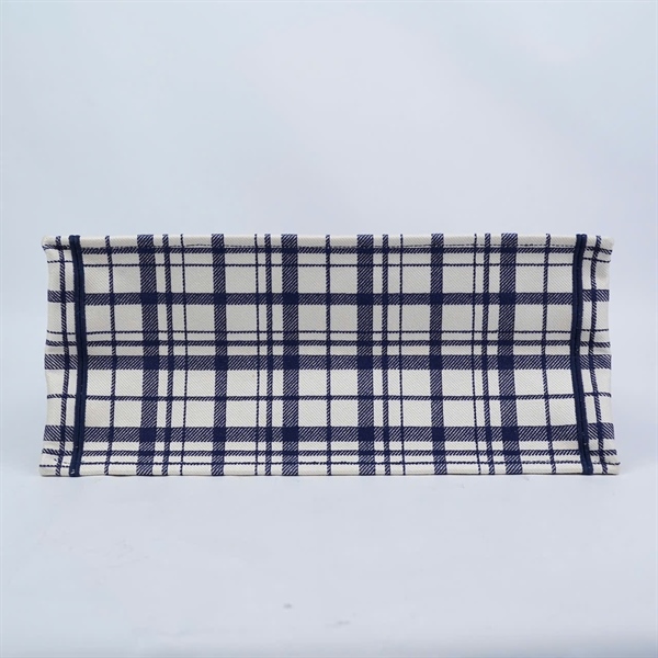 Túi Dior Tote trắng sọc xanh (50-MA-0261) sz42 (MV) KG+