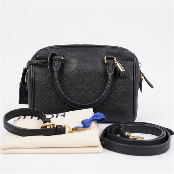 Túi LV Speedy hoa đen có lót form kèm 2 chìa sz20 (L-N) KG+