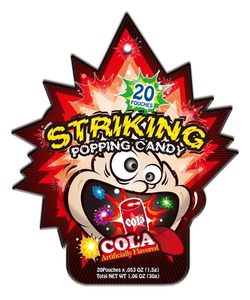 Kẹo Nổ Striking Đỏ Hương Cola