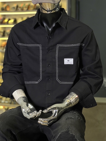 SM TD-QCCC - 8892 ĐEN viền túi chỉ nổi