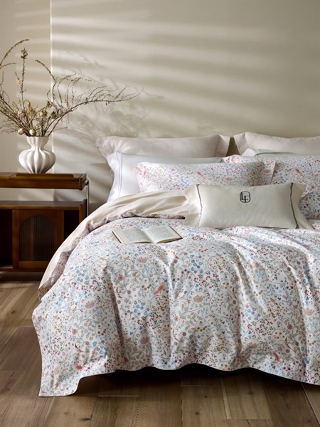 Bộ ga Vintage họa tiết nhí hoa & chim - LF03.05