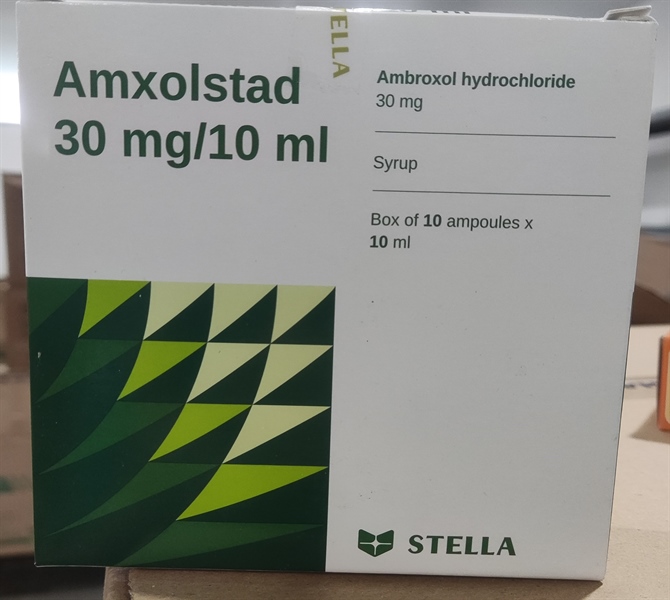 Amxolstad 30 mg/10 ml (Ambroxol) (Hộp 10 ống x 10 ml) - Công ty TNHH LD Stellapharm - CN 1