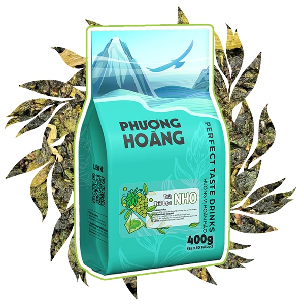 Trà Túi Lọc Ô Long Nho | Phượng Hoàng