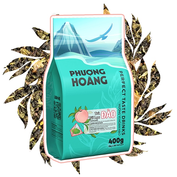 Trà Túi Lọc Ô Long Bạch Đào | Phượng Hoàng