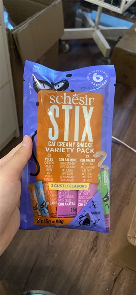 Schesir Stix Adult Cat Creamy Snacks 90g