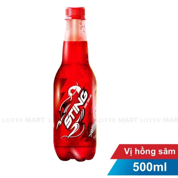 NƯỚC TĂNG LỰC STING HƯƠNG DÂU TÂY ĐỎ 500ML