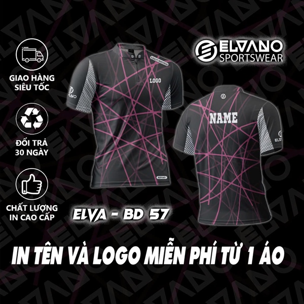 Áo Billiards ELVANO thiết kế cao cấp Mẫu ELVA-BD57