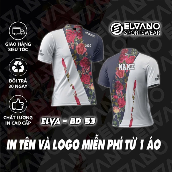 Áo Billiards ELVANO thiết kế cao cấp Mẫu ELVA-BD53