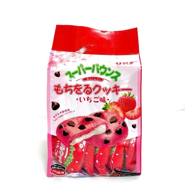 Bánh Gạo Sữa Chua Dẻo Vị Dâu UKF