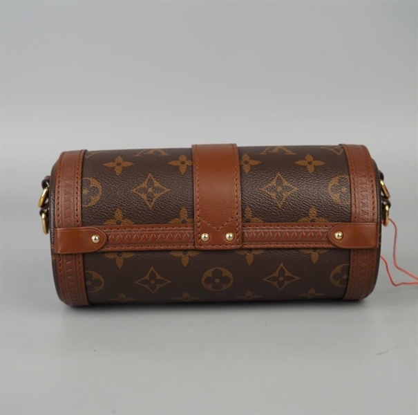 Túi LV Papillon Trunk hoa nâu 2strap sz19 +