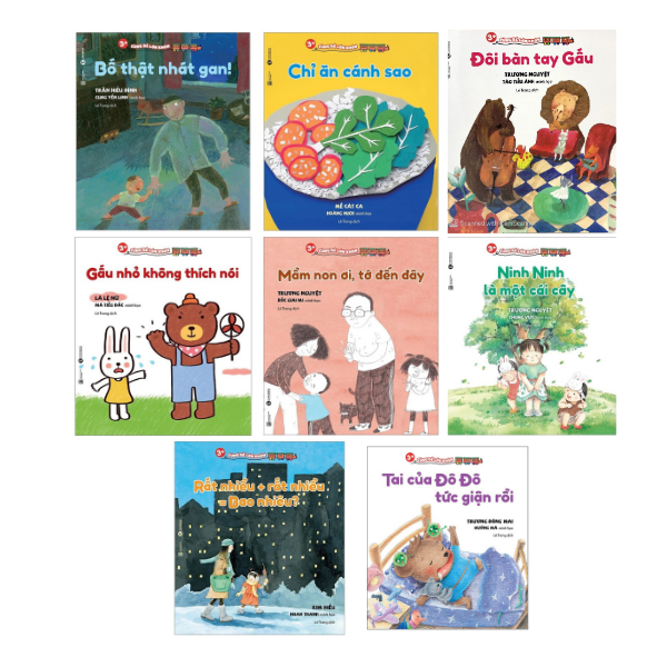 Combo 8 cuốn Ehon Cùng bé lớn khôn - Dành cho bé 3+ - Thái Hà Books