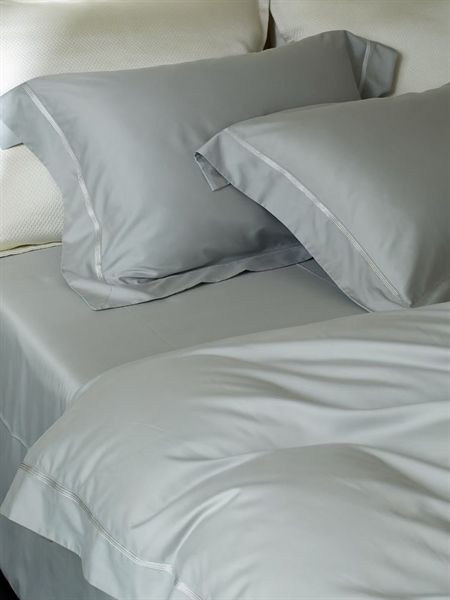 Bộ ga trơn Xanh pastel | Tencel Cotton - LF07.05 (Xanh ghi)