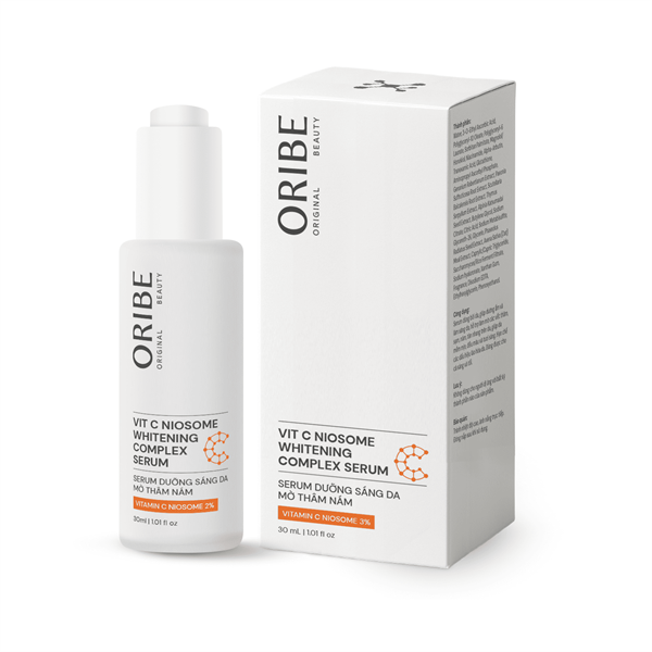 Serum dưỡng sáng da mờ thâm nám Oribe - Vit C Niosome Whitening Complex 30ml - Dân Khang (Hộp)