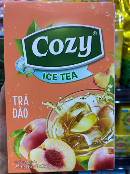 Trà đào - Cozy Ice tea ( 16 gói *15g)