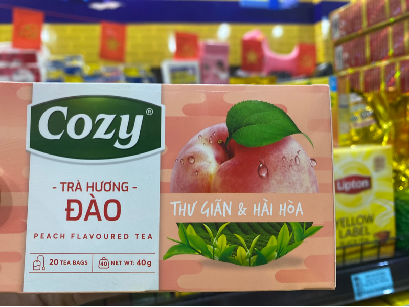 Trà hương đào (Nhãn hiệu Cozy)(20 gói*2g)
