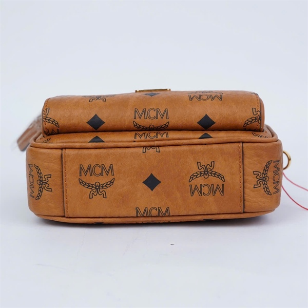 Túi MCM Aren Crossbody nâu sz17 KG+