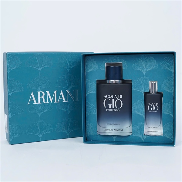 Nước hoa Giorgio Armani Acqua Di Gio Profondo set 2 no seal 100ml-15ml (PN) KG+