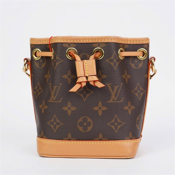 Túi LV Nóe hoa nâu 2 strap sz12-17 (BQ) KG+