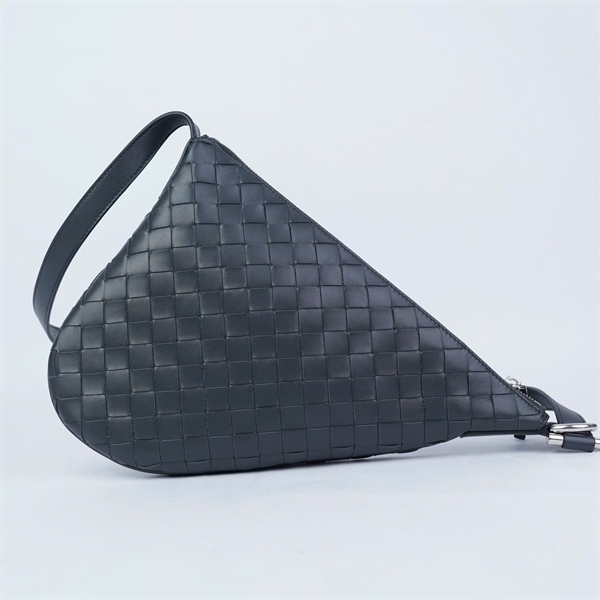 Túi Bottega Virgule đen sz14-30 (BQ) KG+