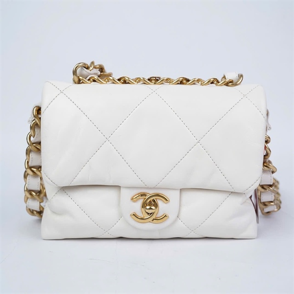 Túi Chanel trắng (KH466N28) sz20 KG+