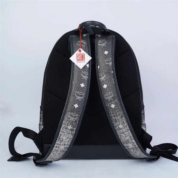 Balo MCM đen loang 33x13x40cm KG+