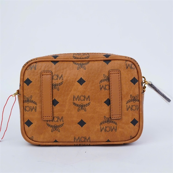 Túi MCM Aren Crossbody nâu sz17 KG+