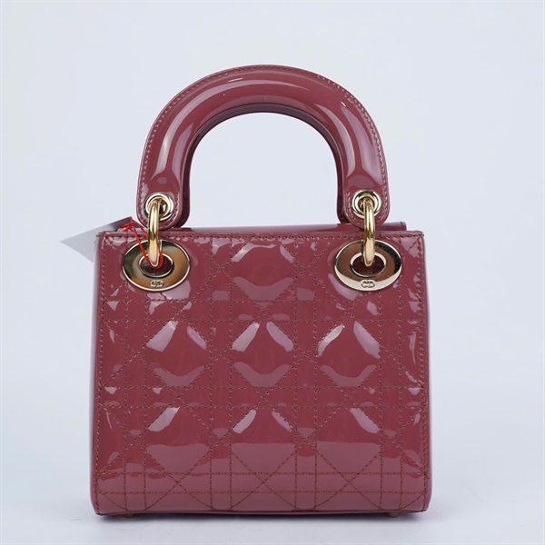 Túi Dior Lady hồng đất (17-BO-0290) szmini (BQ) KG+