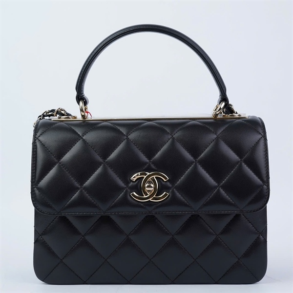 Túi Chanel Trendy đen (CGX1H830) sz24 (BQ) KG+