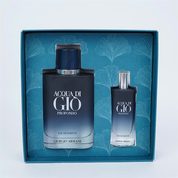 Nước hoa Giorgio Armani Acqua Di Gio Profondo set 2 no seal 100ml-15ml (PN) KG+